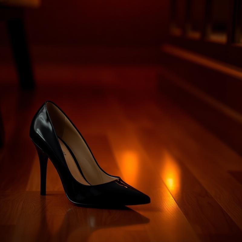 Black heels — editorial